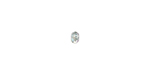 PRESTIGE 5042 8mm CRYSTAL SHIMMER 2X Briolette XL Hole Bead