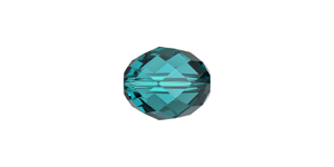 PRESTIGE 5044 5 x 4mm Briolette Olive Bead Blue Zircon