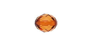 PRESTIGE 5044 9.5 x 8mm LIGHT AMBER Olive Briolette Bead