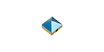 PRESTIGE 5061 5.5mm Square Spike 1-Hole Bead Crystal Metallic Blue