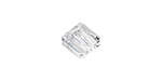 PRESTIGE 5061 7.5mm Square Spike 2-Hole Bead Crystal