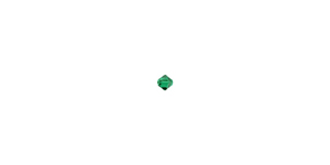 PRESTIGE 5328 2.5mm EMERALD Bicone Bead