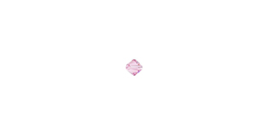 PRESTIGE 5328 2.5mm LIGHT ROSE Bicone Bead