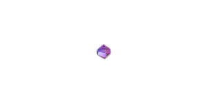 PRESTIGE 5328 3mm AMETHYST SHIMMER 2X Bicone Bead