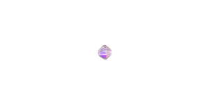 PRESTIGE 5328 3mm LIGHT AMETHYST SHIMMER 2X Bicone Bead