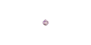 PRESTIGE 5328 3mm LIGHT AMETHYST SHIMMER Bicone Bead