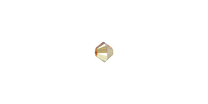 PRESTIGE 5328 4mm CRYSTAL METALLIC SUNSHINE 2X Bicone Bead