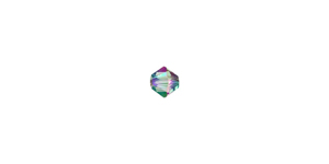 PRESTIGE 5328 4mm CRYSTAL PARADISE SHINE 2X Bicone Bead