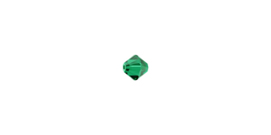 PRESTIGE 5328 4mm EMERALD Bicone Bead