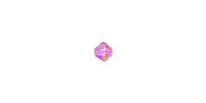 PRESTIGE 5328 4mm ROSE SHIMMER 2X Bicone Bead