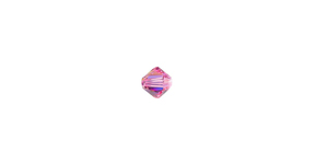 PRESTIGE 5328 4mm ROSE SHIMMER Bicone Bead