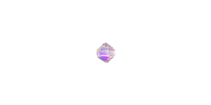 PRESTIGE 5328 4mm LIGHT AMETHYST SHIMMER 2X Bicone Bead