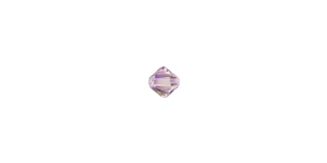 PRESTIGE 5328 4mm LIGHT AMETHYST SHIMMER Bicone Bead