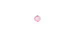 PRESTIGE 5328 4mm LIGHT ROSE AB Bicone Bead