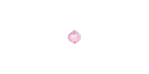 PRESTIGE 5328 4mm LIGHT ROSE AB Bicone Bead