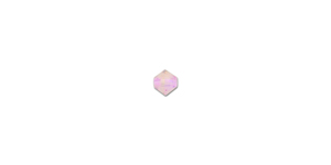 PRESTIGE 5328 4mm LIGHT ROSE SHIMMER 2X Bicone Bead