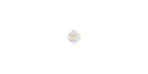 PRESTIGE 5328 4mm ROSE WATER OPAL SHIMMER 2X Bicone Bead