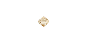 PRESTIGE 5328 5mm CRYSTAL GOLDEN SHADOW Bicone Bead