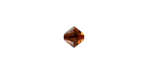 PRESTIGE 5328 5mm SM. AMBER Bicone Bead