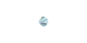 PRESTIGE 5328 5mm AQUAMARINE SHIMMER Bicone Bead