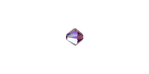 PRESTIGE 5328 5mm AMETHYST SHIMMER Bicone Bead