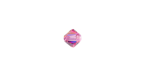 PRESTIGE 5328 5mm ROSE SHIMMER Bicone Bead