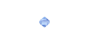 PRESTIGE 5328 5mm LIGHT SAPPHIRE Bicone Bead