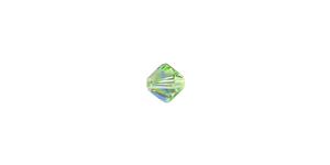 PRESTIGE 5328 5mm PERIDOT SHIMMER Bicone Bead