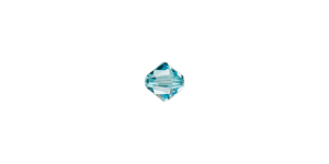 PRESTIGE 5328 5mm LIGHT TURQUOISE Bicone Bead