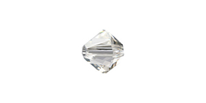 PRESTIGE 5328 6mm CRYSTAL SILVER SHADE Bicone Bead