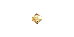 PRESTIGE 5328 6mm CRYSTAL METALLIC SUNSHINE Bicone Bead