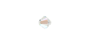 PRESTIGE 5328 6mm CRYSTAL SHIMMER Bicone Bead