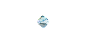 PRESTIGE 5328 6mm AQUAMARINE SHIMMER Bicone Bead