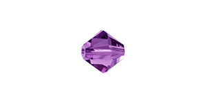 PRESTIGE 5328 6mm AMETHYST Bicone Bead