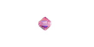 PRESTIGE 5328 6mm ROSE SHIMMER Bicone Bead