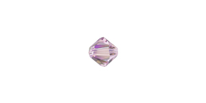 PRESTIGE 5328 6mm LIGHT AMETHYST SHIMMER Bicone Bead