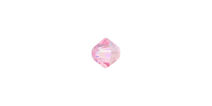 PRESTIGE 5328 6mm LIGHT ROSE AB Bicone Bead