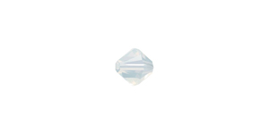 PRESTIGE 5328 6mm WHITE OPAL Bicone Bead