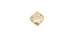 PRESTIGE 5328 8mm CRYSTAL GOLDEN SHADOW Bicone Bead