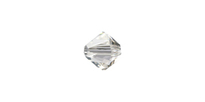 PRESTIGE 5328 8mm CRYSTAL SILVER SHADE Bicone Bead