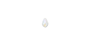 PRESTIGE 5500 9 x 6mm CRYSTAL SHIMMER 2X Teardrop Bead