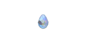 PRESTIGE 5500 9 x 6mm AQUAMARINE SHIMMER 2X Teardrop Bead