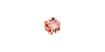 PRESTIGE 5601 4mm Cube Bead Rose Peach
