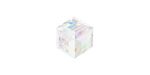 PRESTIGE 5601 10mm CRYSTAL AB B Cube Bead