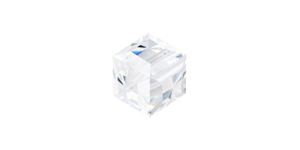 PRESTIGE 5601 10mm CRYSTAL Cube Bead
