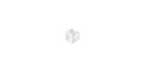 PRESTIGE 5601 4mm CRYSTAL AB B Cube Bead