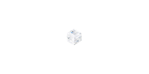 PRESTIGE 5601 4mm CRYSTAL Cube Bead