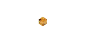 PRESTIGE 5601 4mm TOPAZ Cube Bead