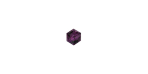 PRESTIGE 5601 4mm AMETHYST Cube Bead