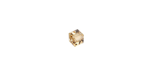 PRESTIGE 5601 4mm LIGHT COLORADO TOPAZ Cube Bead